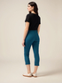 Pantalones cropped de mezcla de algodón image number 1
