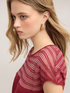 Striped linen blend sweater image number 4