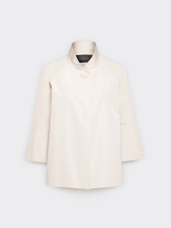 Unstrukturierte Jacke aus Taft