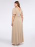 Robe longue en jersey lurex avec décolleté en V image number 1