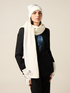 Mixed wool scarf with jewel embroidery image number 0