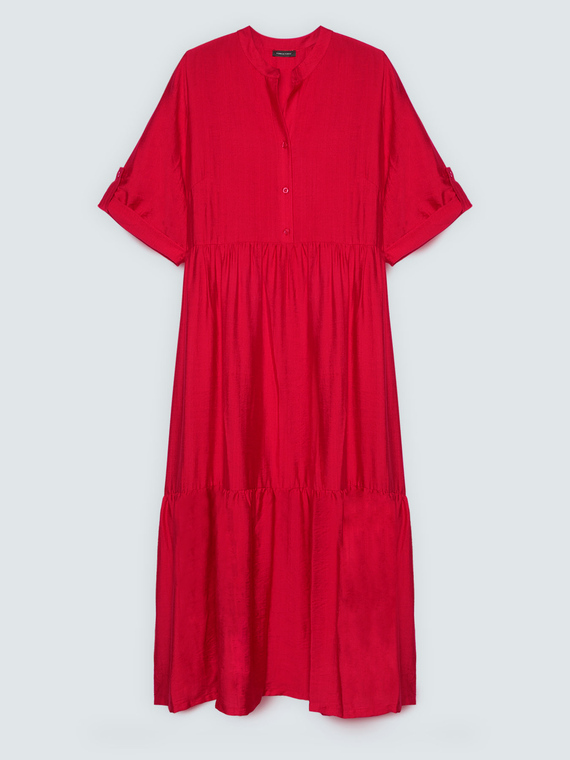 Robe chemise Power en m&eacute;lange viscose