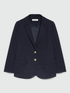 Crepe scuba fabric blazer image number 5
