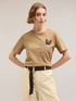 T-shirt with butterfly brooch image number 3