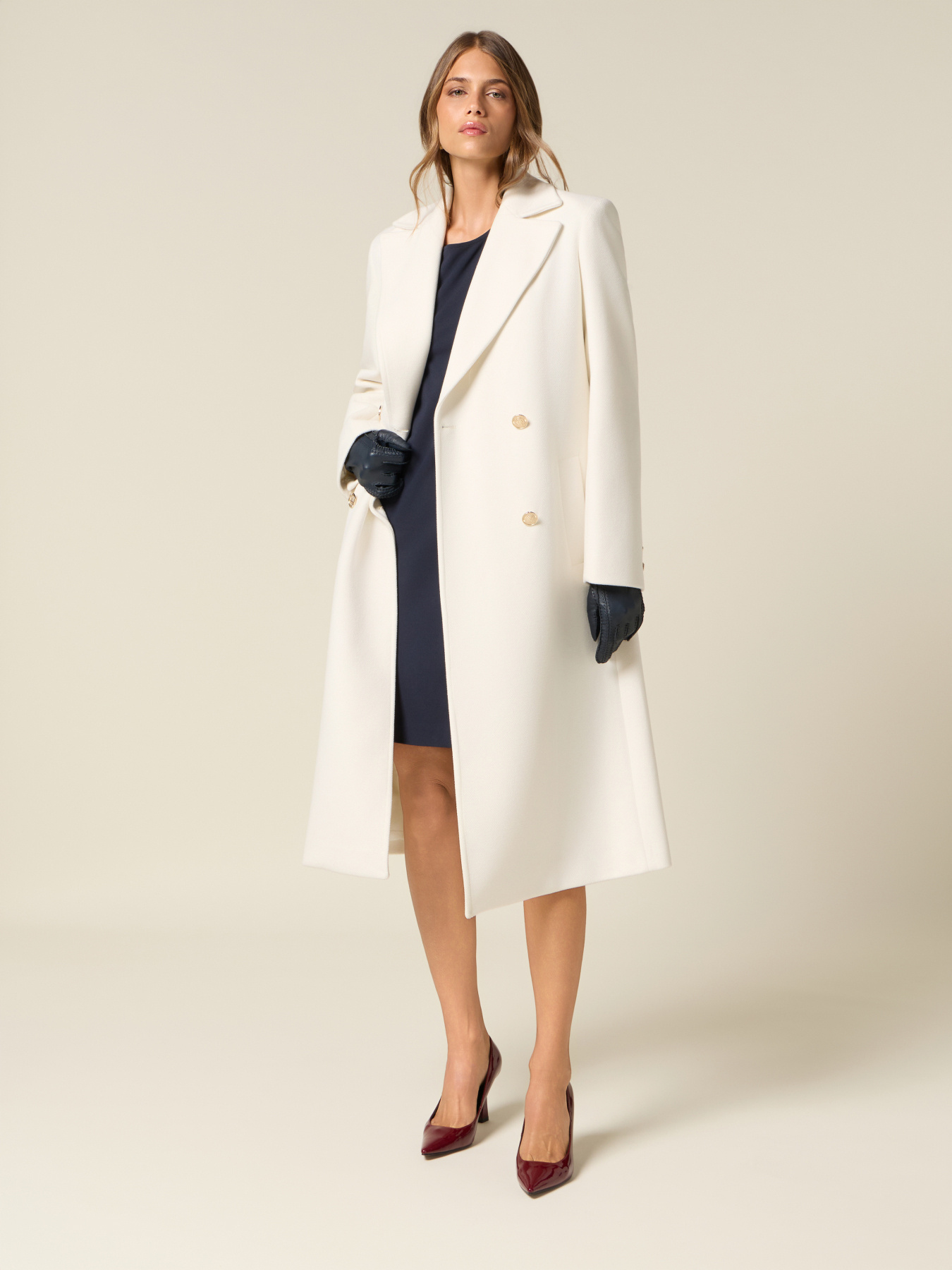 Cappotto lungo doppiopetto image number 3