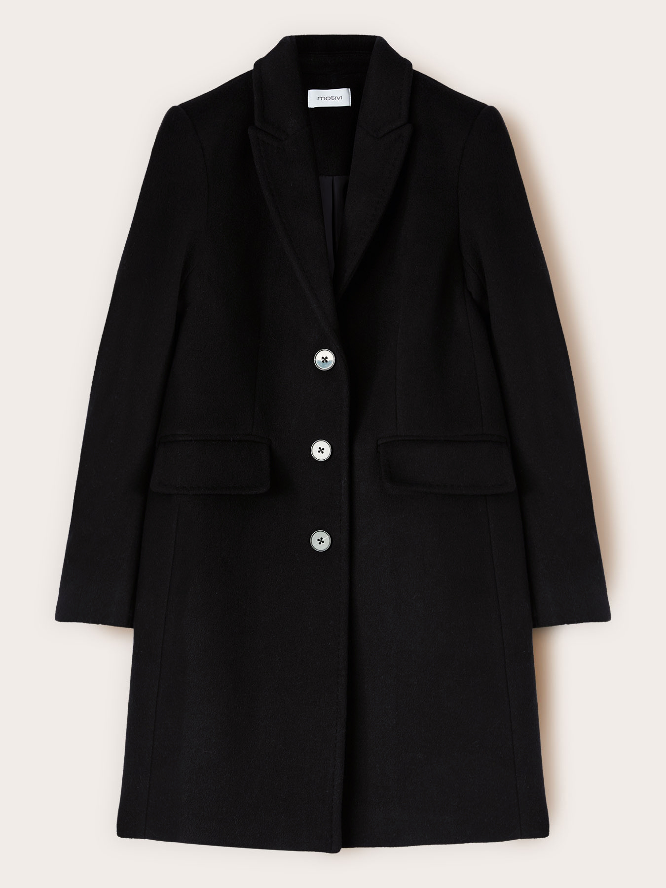 Cappotto in misto lana ammagliato image number 4