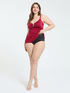 Hochgeschnittener Slip mit gerafftem Bund image number 0