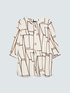 Bluse mit geometrischem Muster aus Viskose image number 4