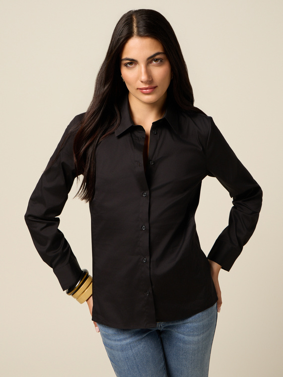 Cămașă basic din poplin