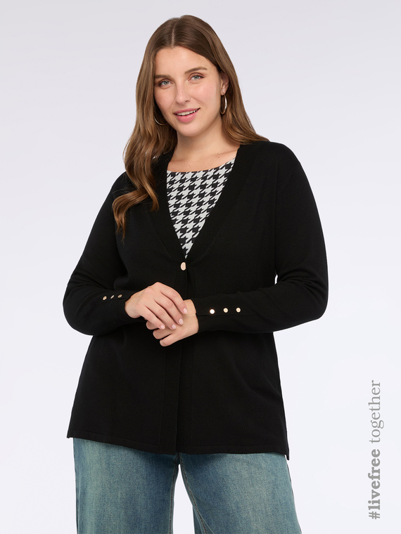 Cardigan in misto viscosa