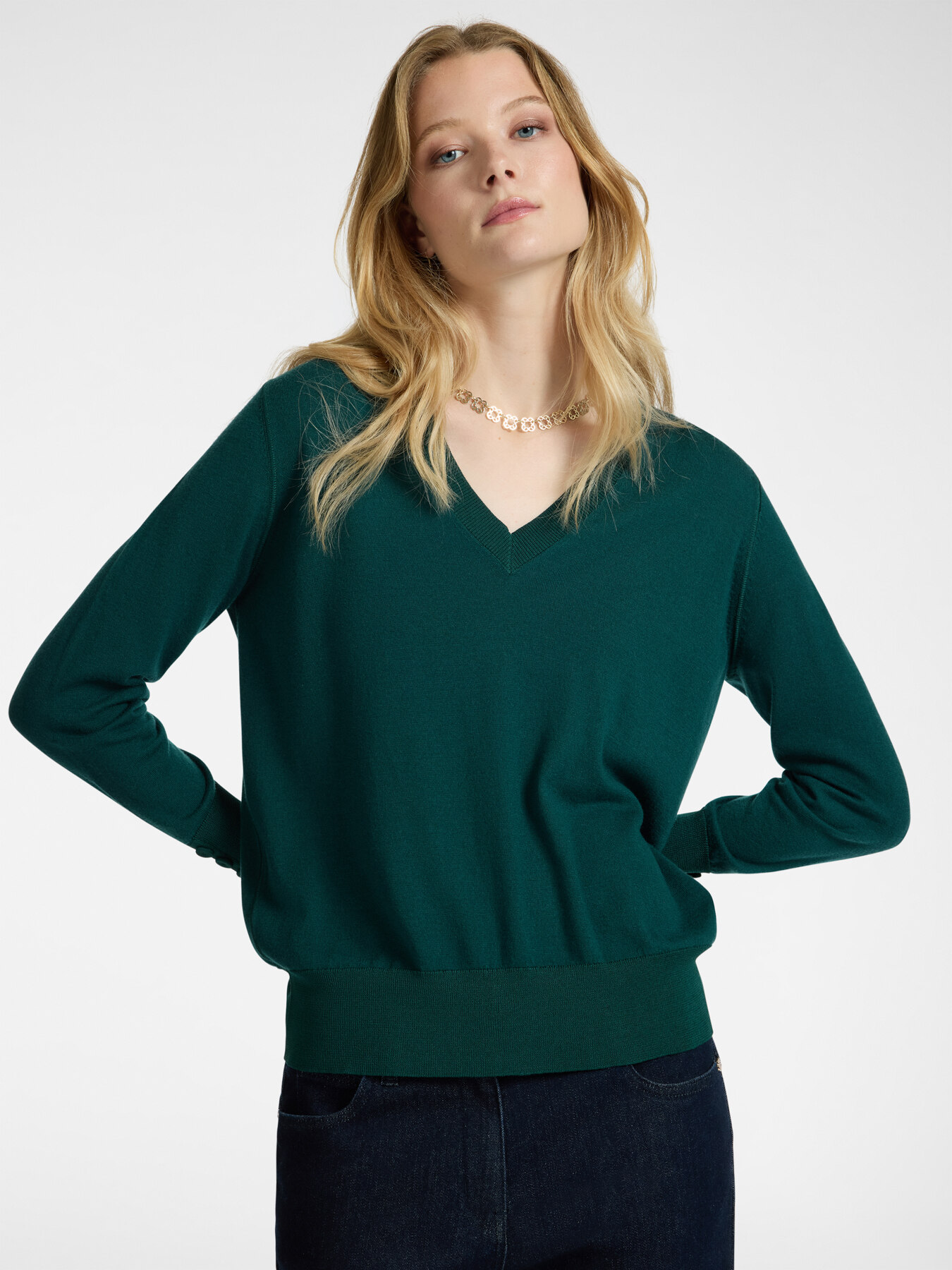 Soft touch wool sweater image number 0