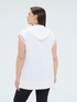 Sweatshirt-Weste mit Kapuze image number 1