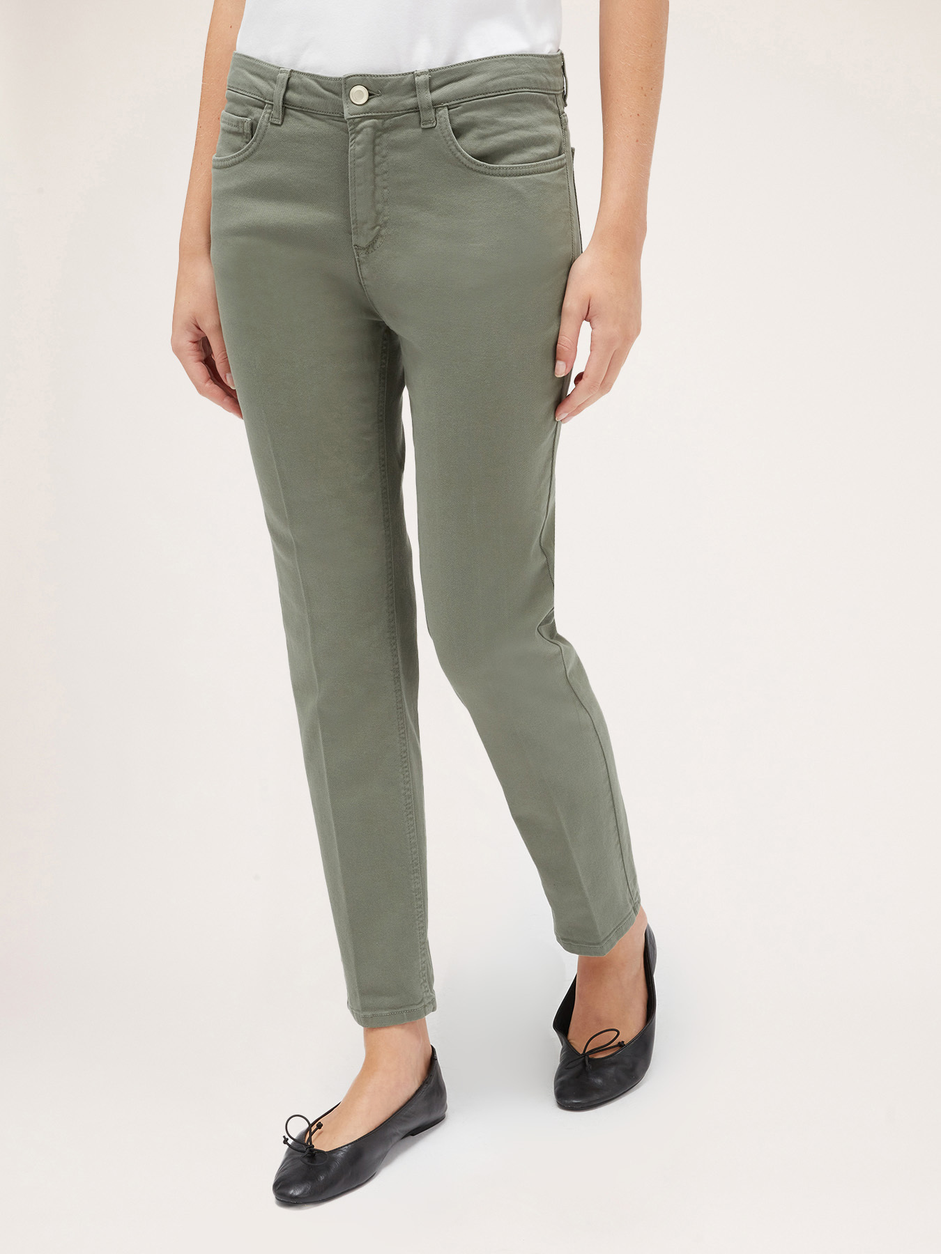 Pantalon à cinq poches en drill image number 0