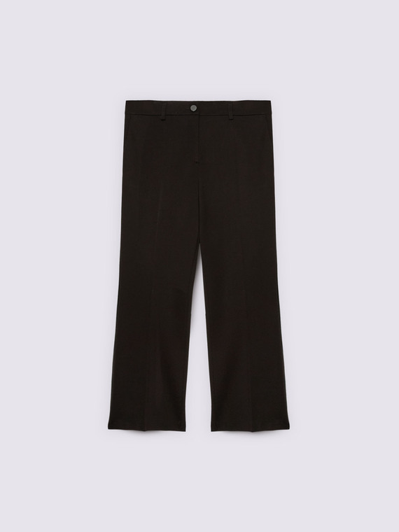 Kick-Flare-Hose aus Punto Milano