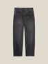 Reguläre Jeans mit Strassapplikationen image number 4