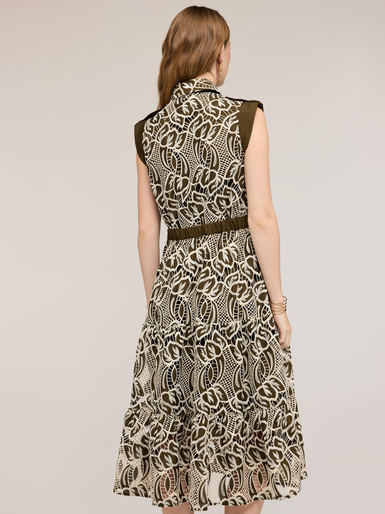 Sangallo eyelet shirtdress image number 1