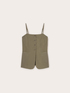 Linen blend top with buttons image number 4