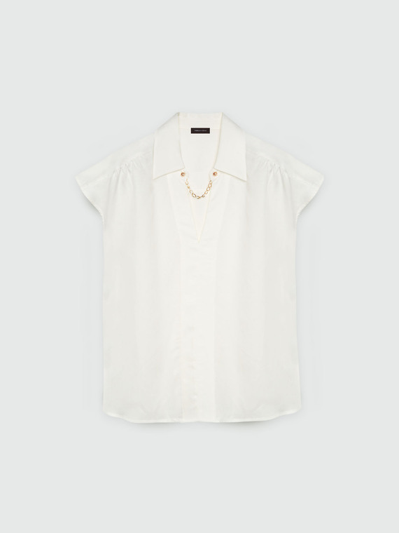 Bluse mit Kette mit TENCEL™-Fasern