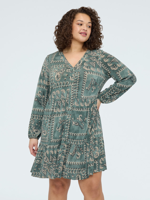 Vestito SMILE con stampa paisley
