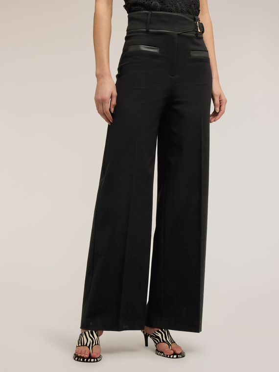 Palazzo pants with high waist