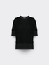 Maglia maniche corte in lana image number 4