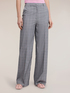 Pantalon palazzo &agrave; motif prince de Galles image number 2