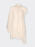 Blusa lunga asimmetrica con fusciacca image number 4