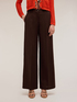 Wide leg trousers in linen blend image number 2