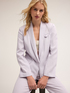 Single-breasted linen blend lyocell jacket image number 0