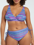 Bikini mit mehrfarbigem Print und B&auml;ndchen image number 5
