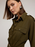 Milit&auml;risches Hemdkleid mit G&uuml;rtel image number 3