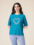 Camiseta con bordado de lentejuelas image number 0