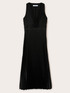 Pleated midi dress with back cut-out image number 3