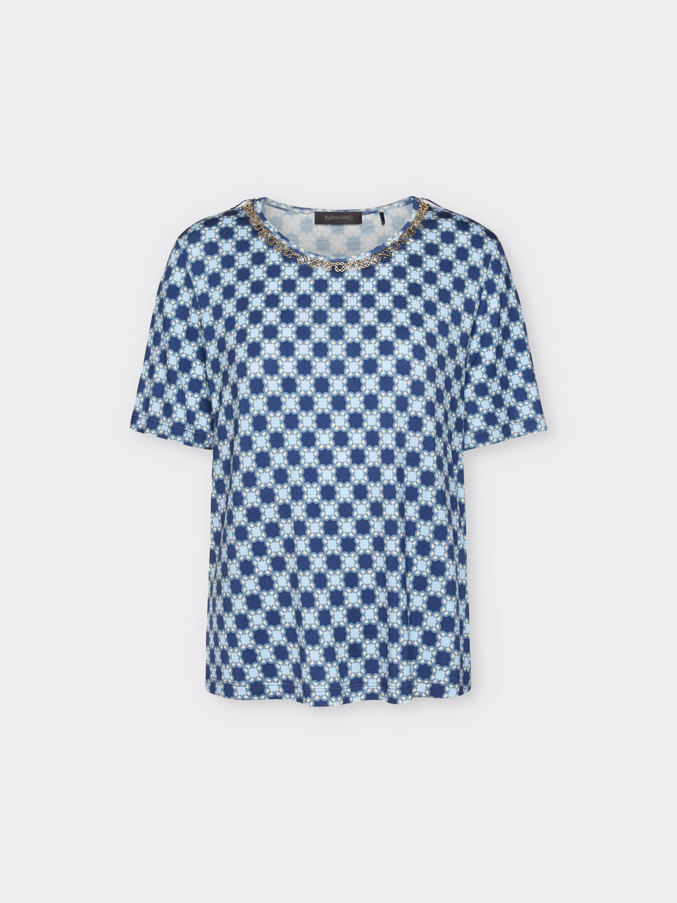 T-shirt monogramme avec collier image number 4