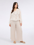 Blusa stampa floreale con scollo a V image number 2
