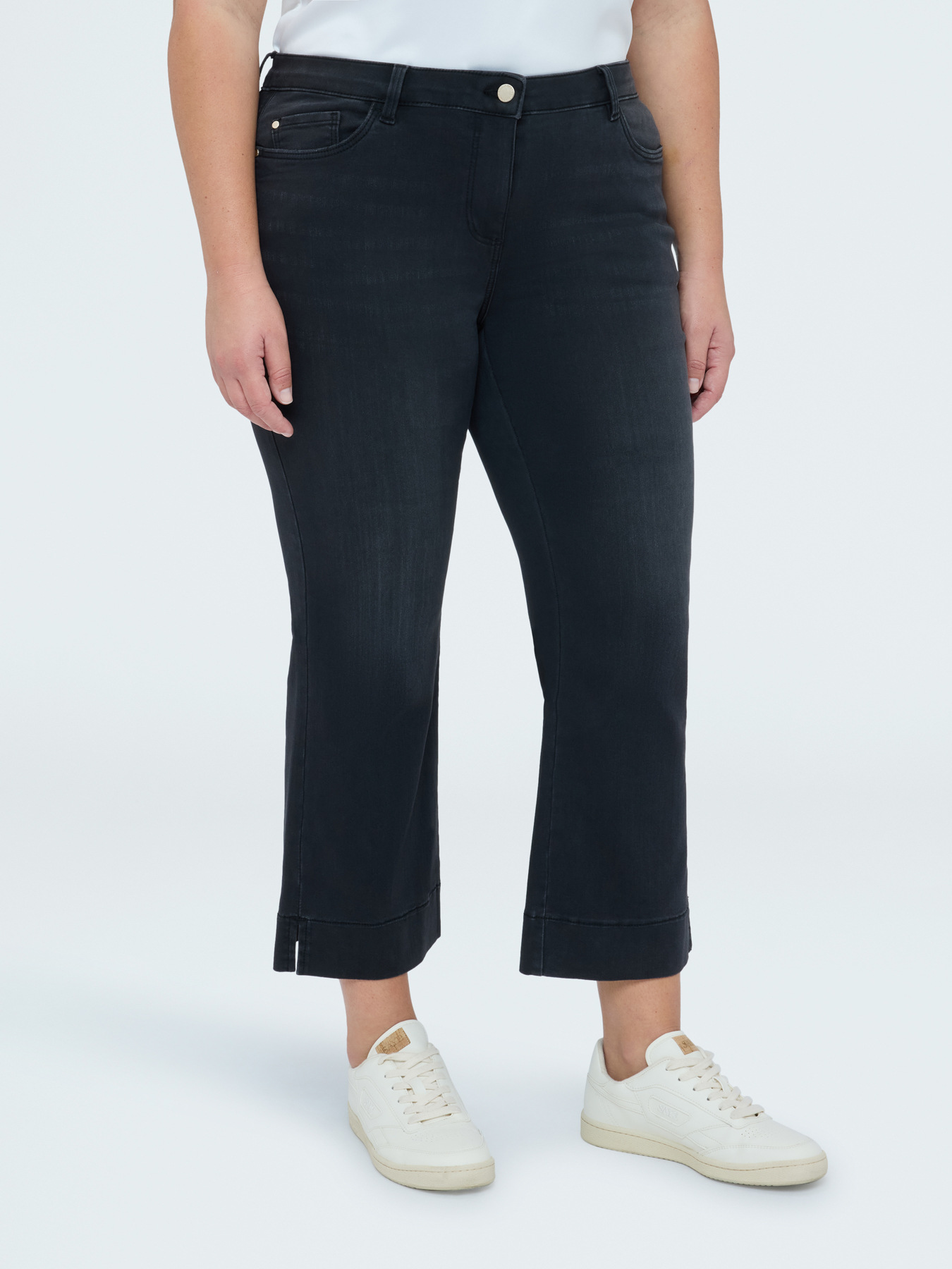 Jeans Kick Flare lavaggio black image number 3