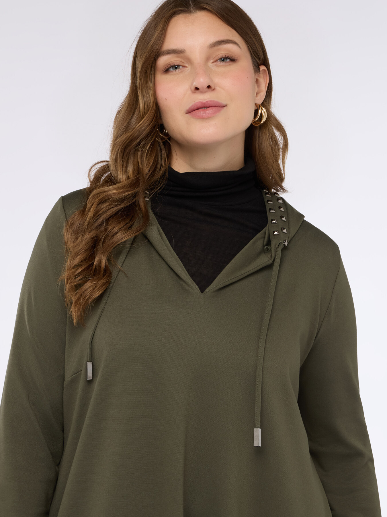 Vestito lungo con cappuccio image number 3