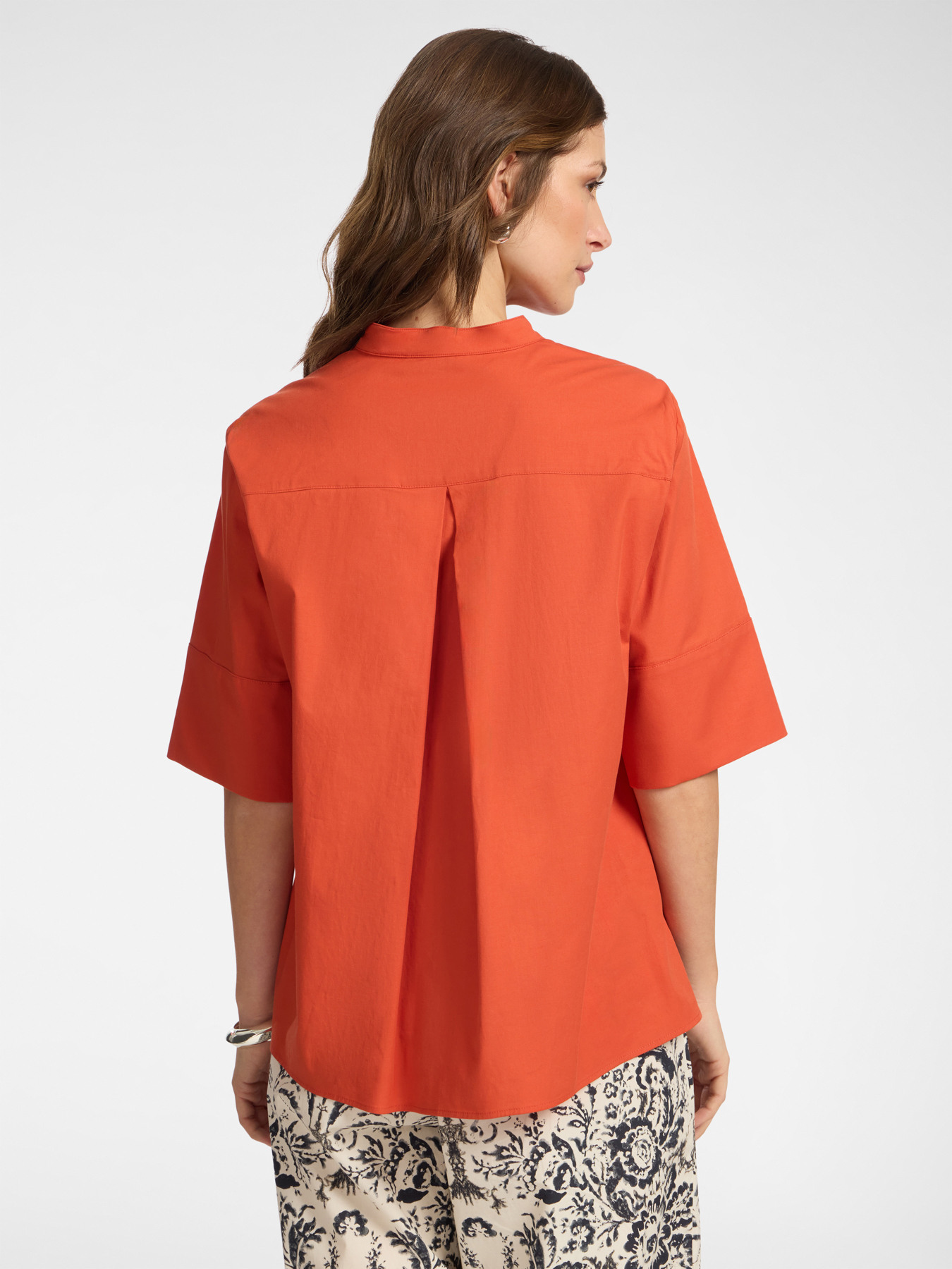 Camicia con collo alla coreana image number 1
