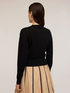 Sweater with transparent insert image number 1