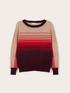 Ribbed sweater with yoke feature image number 4