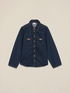 Denim shirt with metal buckles image number 3