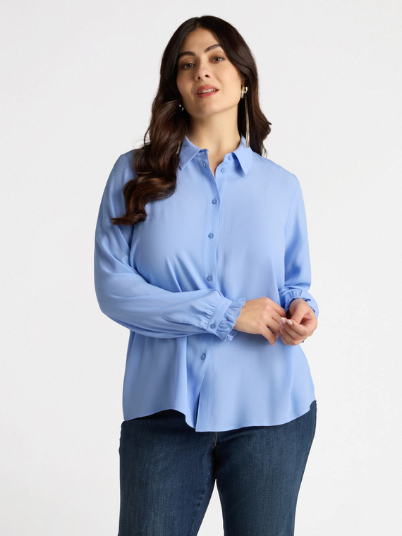 Hemdbluse mit Viskose LENZING™ ECOVERO™