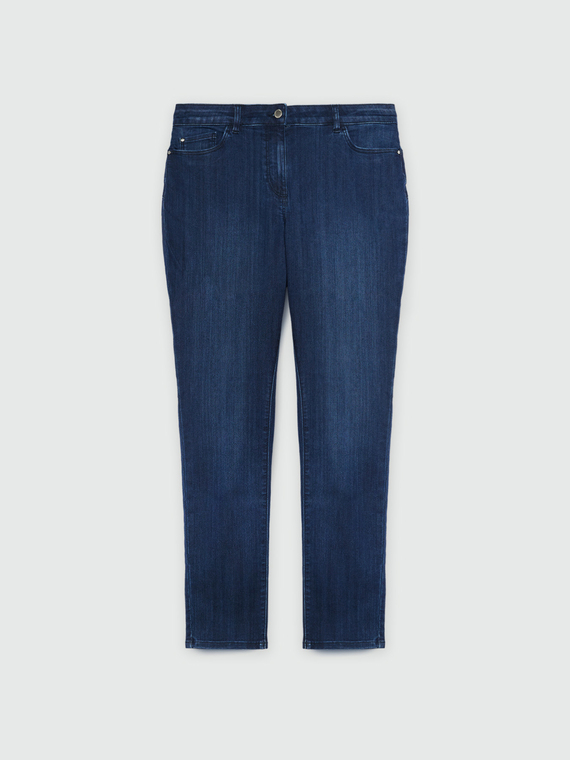 Skinny-Jeans mit blauer Waschung