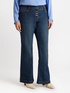 Jeans flare con bottoni image number 2