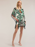 Poncho in georgette fantasia paisley image number 0