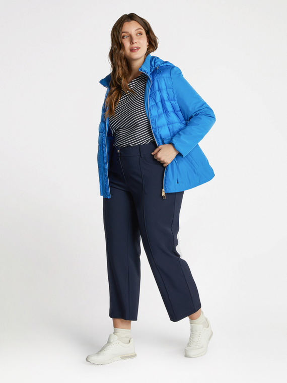 Kick-Flare-Hose aus Scuba-Krepp