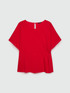 T-shirt con pieghe laterali image number 4
