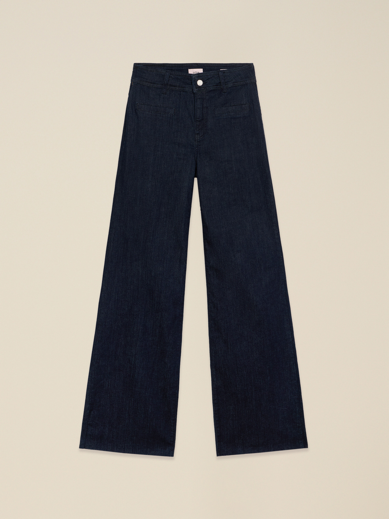 Jean bleu rinse palazzo image number 4