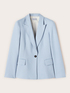 Blazer in tessuto tinto filo a righe image number 4