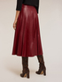 Rochie midi plisată din țesătură acoperită image number 1